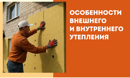 Какие особенности внешнего и внутреннего утепления в Карабулаке