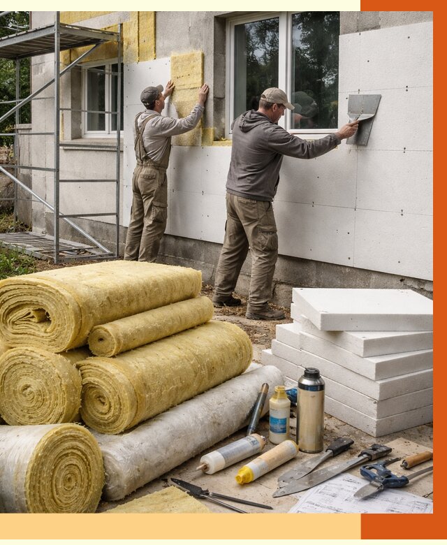 Утепление домов в Карабулаке под ключ от 4338 руб/м2 | Профессионально — ТепломастерКрб