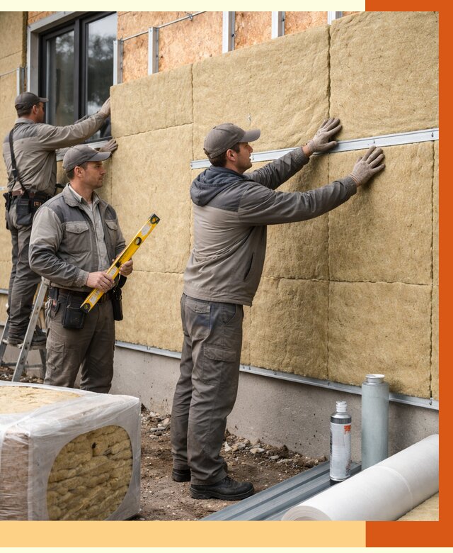 Утепление дома из SIP панелей в Карабулаке от 6404 руб./м² под ключ | ТепломастерКрб