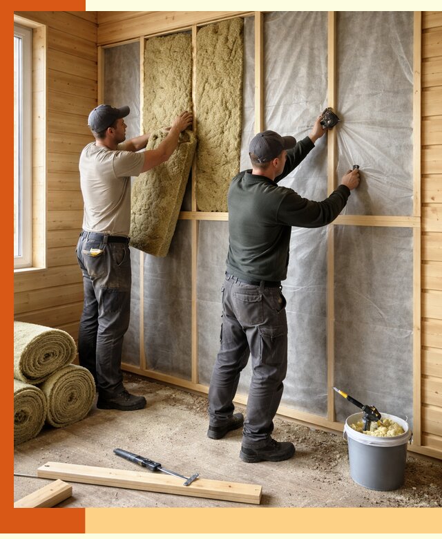 Утепление дома из минибруса в Карабулаке: комплексные теплоизоляционные работы