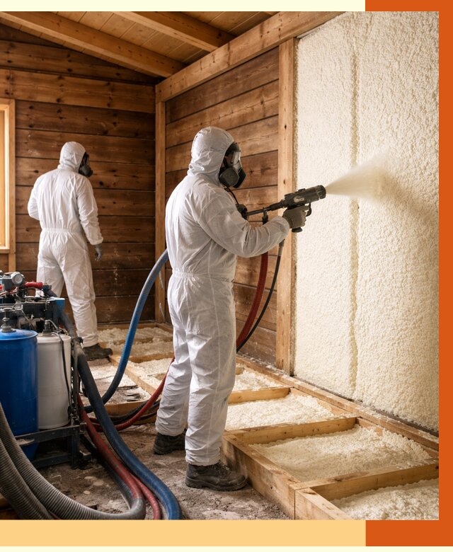 Утепление бани ппу в Карабулаке под ключ от 4338 руб./м2 | ТепломастерКрб - напыление и монтаж ппу