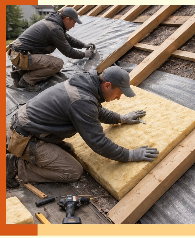 Профессиональное утепление крыши в Карабулаке качественно и надежно