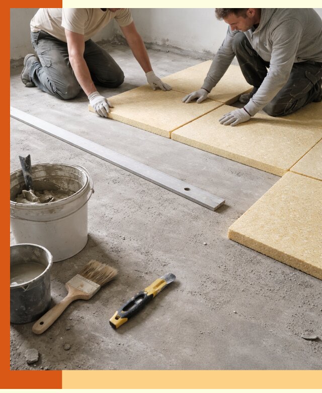 Утепление бетонного пола в Карабулаке профессионально и недорого