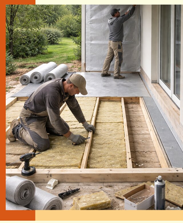 Утепление террасы в Карабулаке — тепло и защита круглогодично