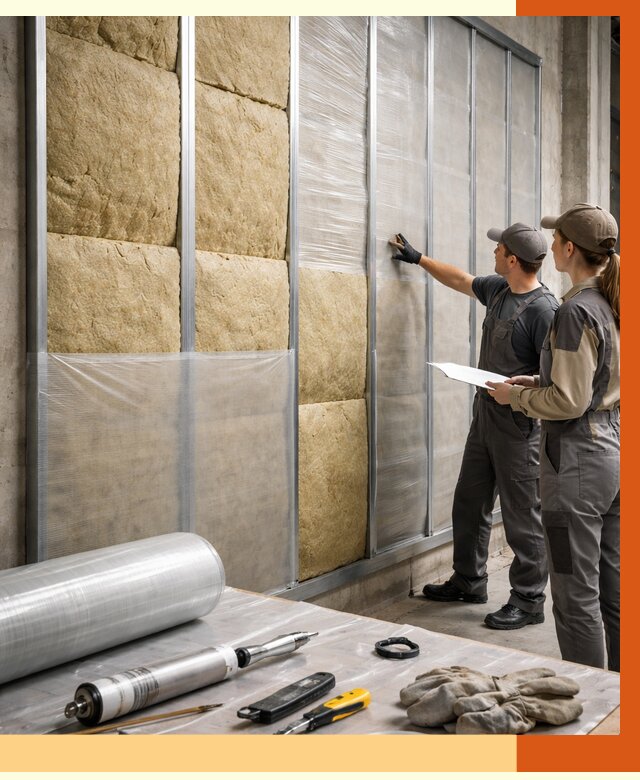 Утепление склада химсырья в Карабулаке от 4648 руб. под ключ | ТепломастерКрб