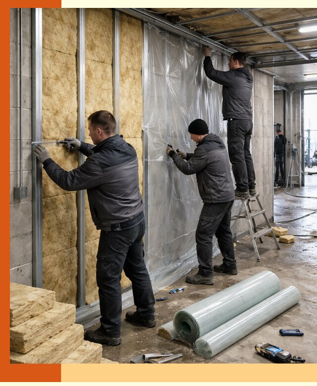 Профессиональное утепление автомойки в Карабулаке для любого типа помещений