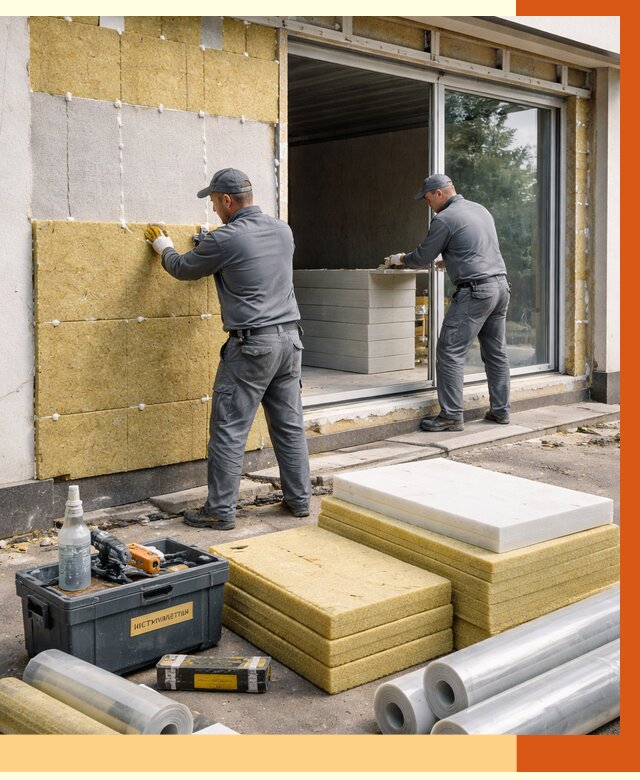 Утепление торгового павильона в Карабулаке от 14977 руб./м² под ключ | ТепломастерКрб