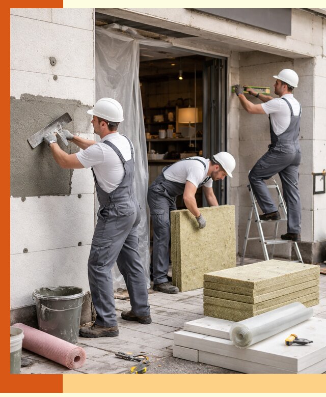 Утепление кафе в Карабулаке: профессиональная теплоизоляция и монтаж