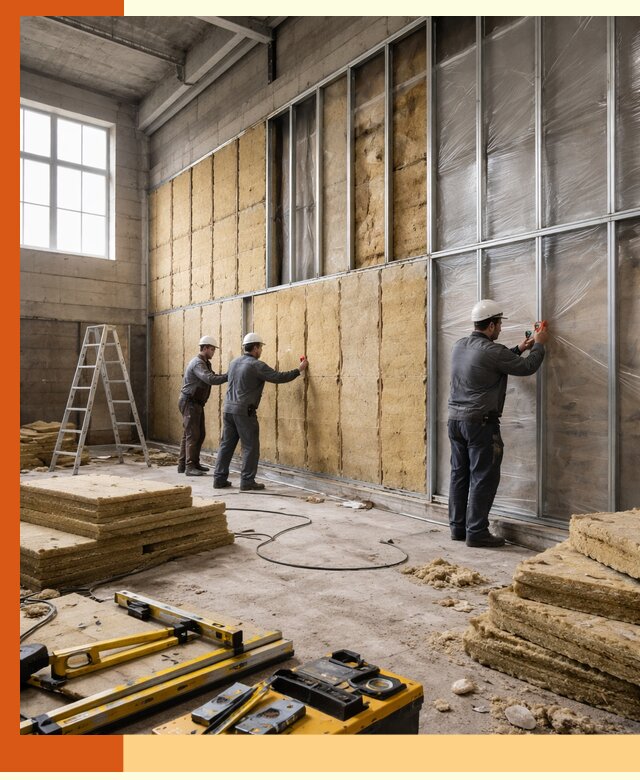 Утепление спортивного зала в Карабулаке качественно и недорого