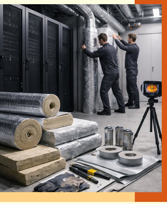 Утепление серверной в Карабулаке от 8780 руб./м² — комплексно под ключ | ТепломастерКрб