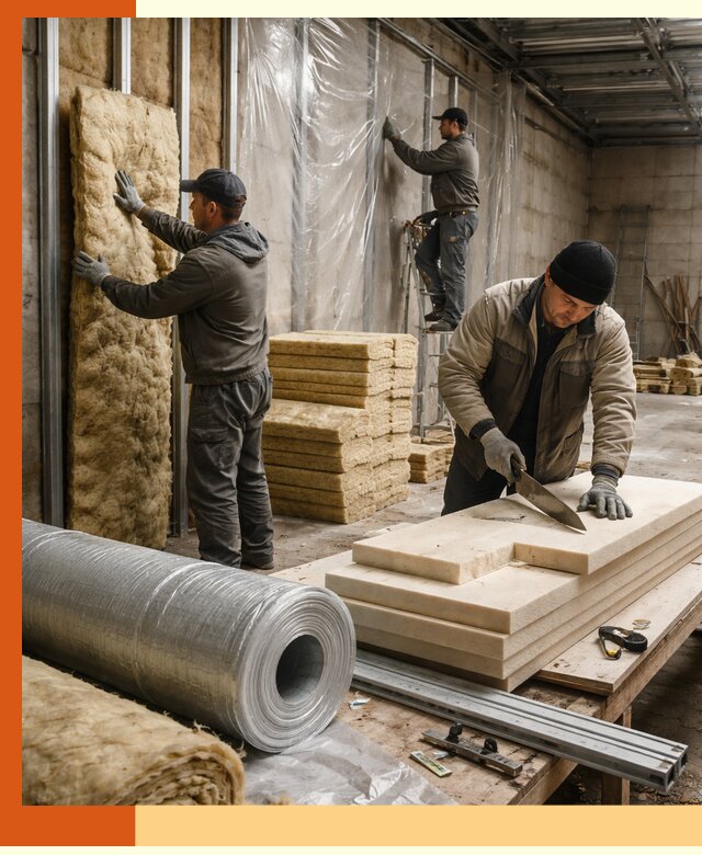 Утепление торгового склада в Карабулаке с энергоэффективными решениями