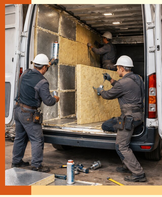 Утепление фургона-рефрижератора в Карабулаке для сохранения температуры