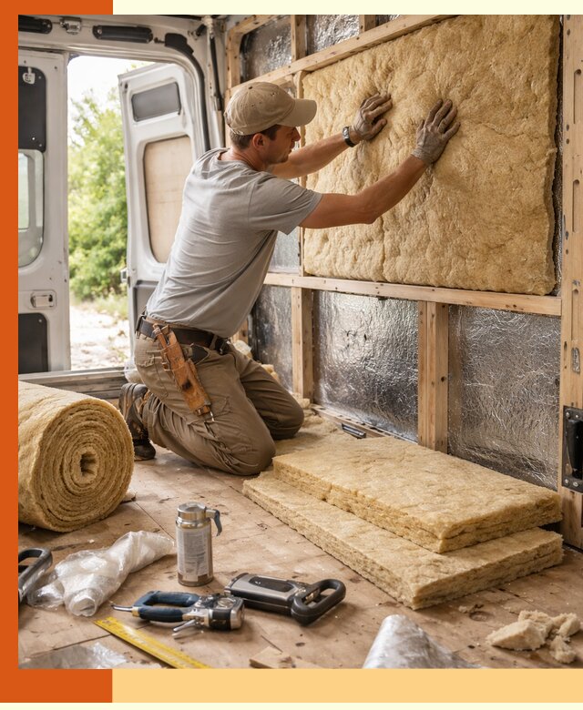 Утепление кемпера под ключ в Карабулаке с гарантией качества