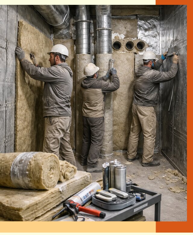 Утепление венткамеры в Карабулаке под ключ от 1498 руб. — профессионально | ТепломастерКрб