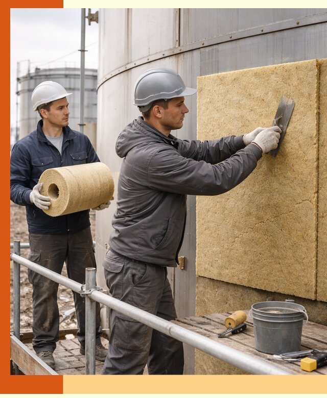Профессиональное утепление резервуара и теплоизоляция в Карабулаке