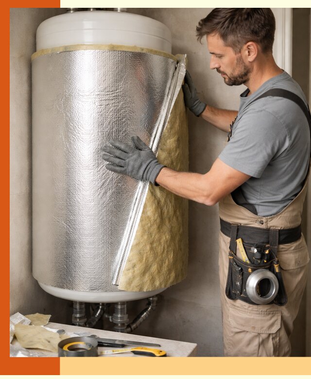 Утепление бойлера в Карабулаке для снижения теплопотерь и экономии энергии