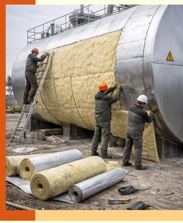 Утепление резервуаров с топливом в Карабулаке надежно и экономично
