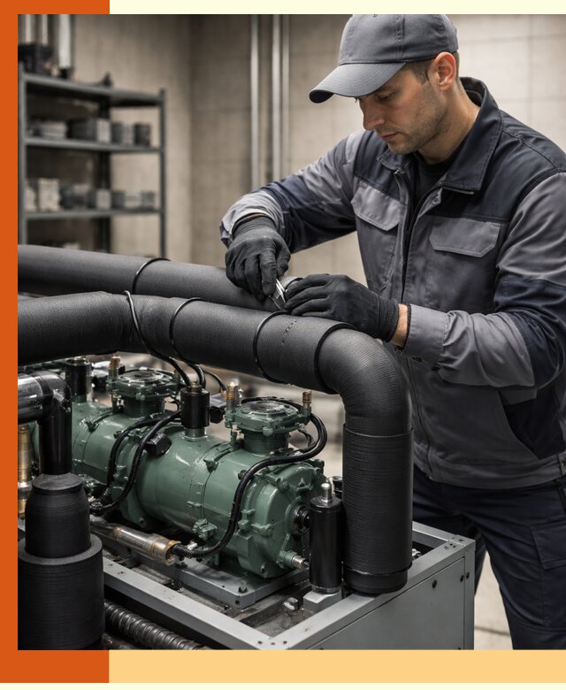 Утепление холодильного агрегата и теплоизоляция в Карабулаке