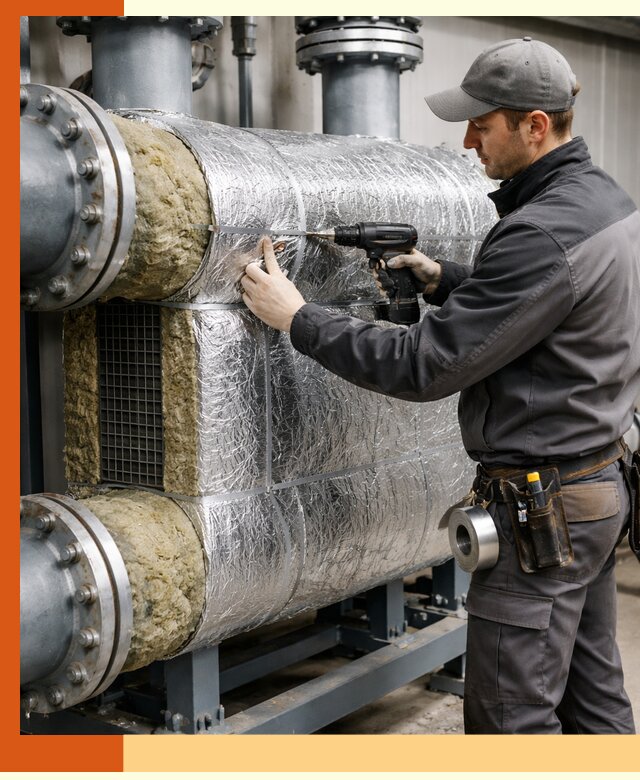 Утепление теплообменника в Карабулаке — профессиональная теплоизоляция оборудования