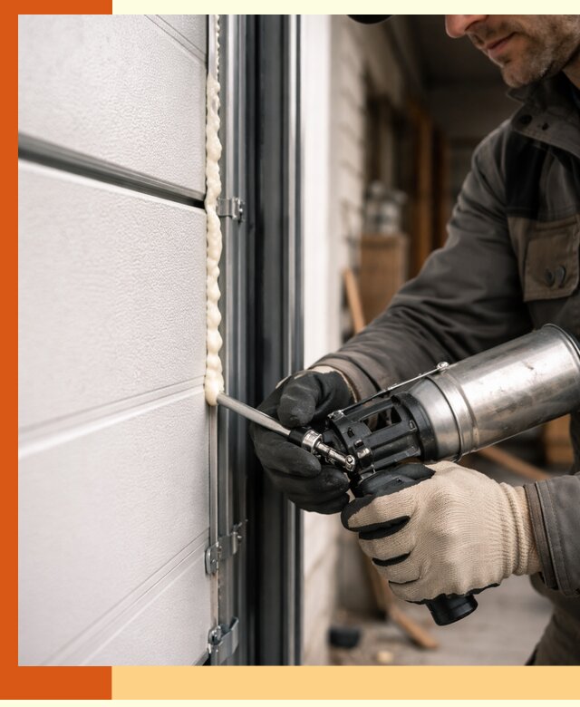 Заполнение пустот ворот в Карабулаке профессионально и герметично