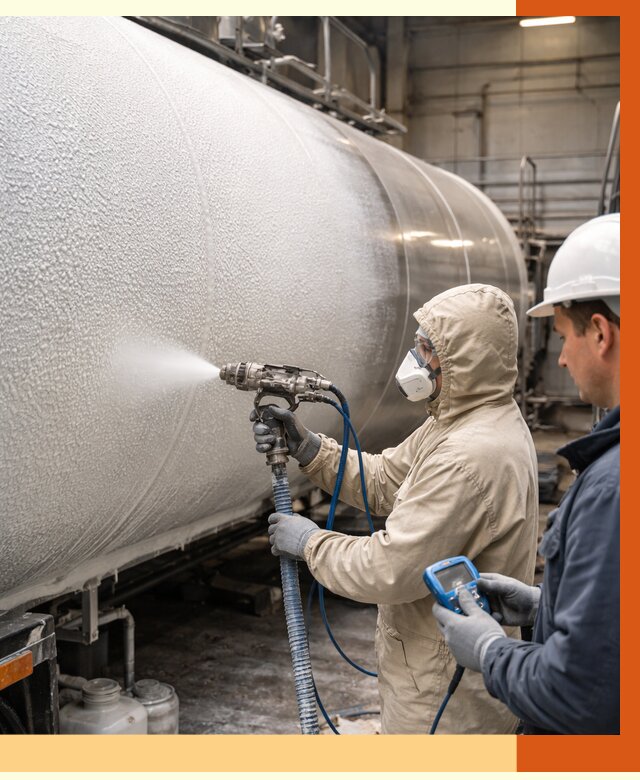 Утепление автоцистерны жидкой теплоизоляцией в Карабулаке от 14977 руб. под ключ | ТепломастерКрб