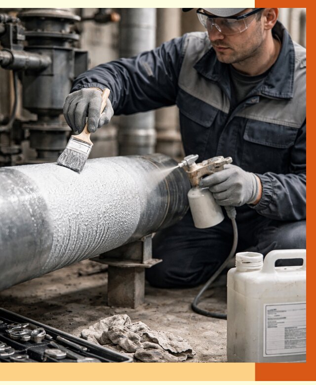 Утепление оборудования жидкой теплоизоляцией в Карабулаке от 4648 руб. | ТепломастерКрб