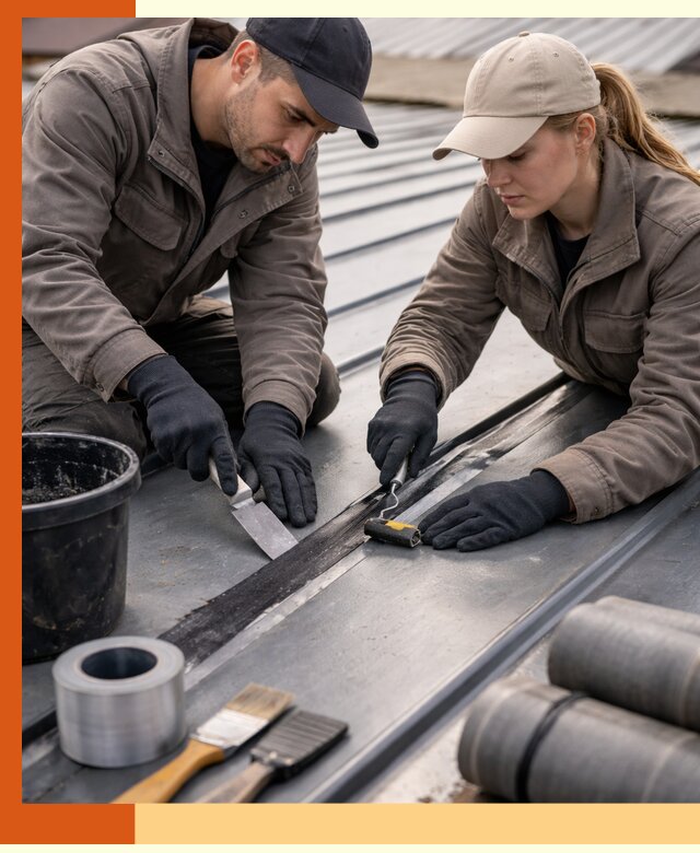 Гидроизоляция фальцевой кровли в Карабулаке качественно и надежно