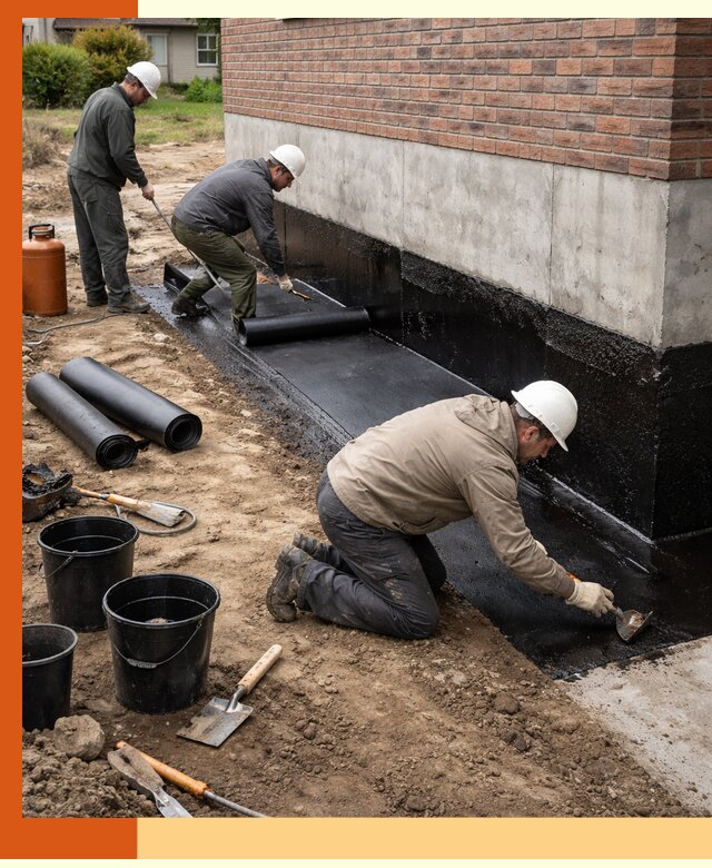 Гидроизоляция фундамента в Карабулаке: надежная защита строений