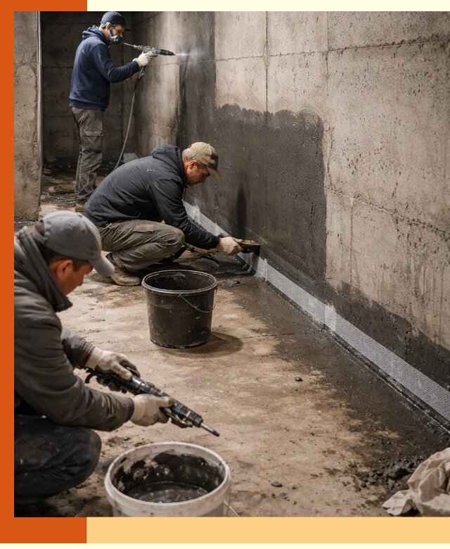 Гидроизоляция подвала в Карабулаке — комплексная защита от влаги