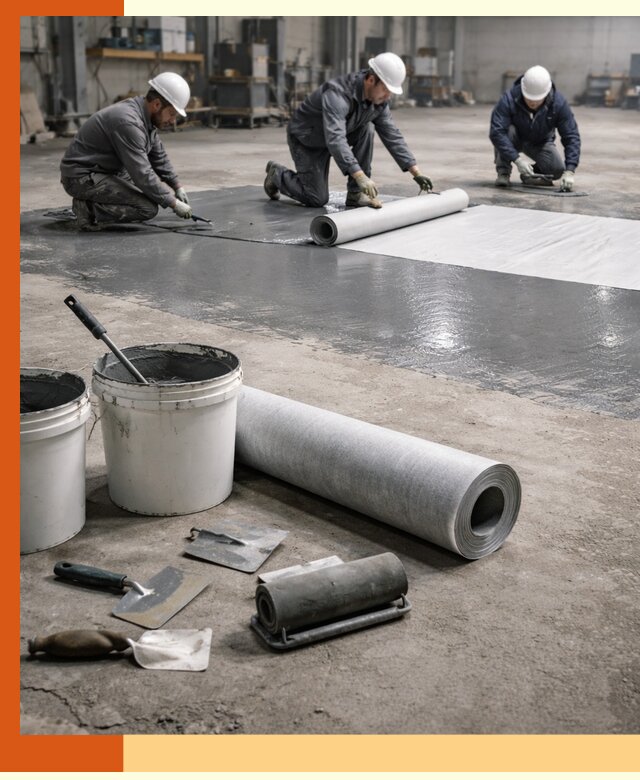 Гидроизоляция промышленного пола в Карабулаке — защита и долговечность