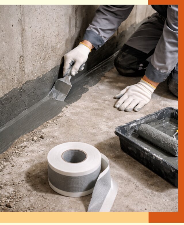 Гидроизоляция швов и герметизация стыков в Карабулаке от 1291 руб. | ТепломастерКрб