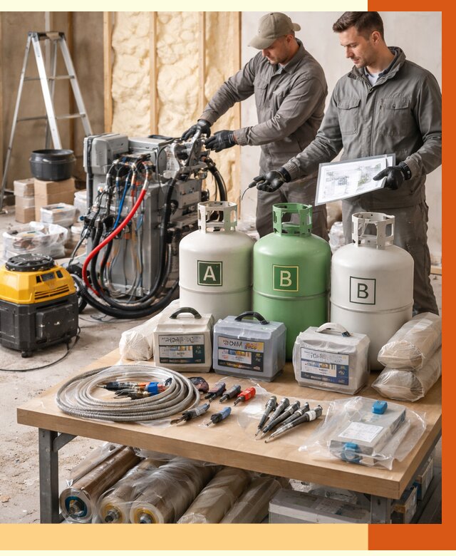 Продажа компонентов ППУ с консультацией в Карабулаке от 4338 руб. | ТепломастерКрб